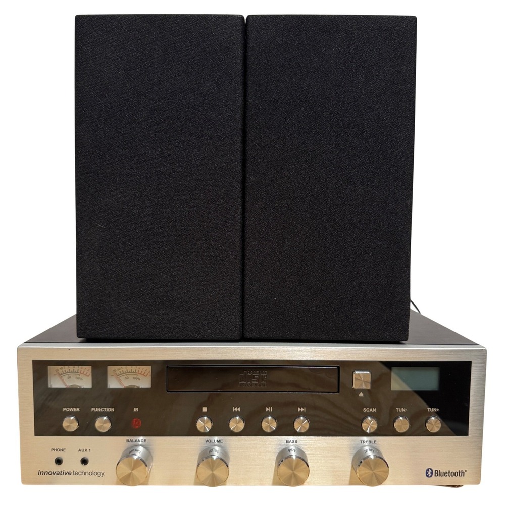 Innovative Technology ITCDS-5000a CD Shelf System Bluetooth FM Radio Stereo